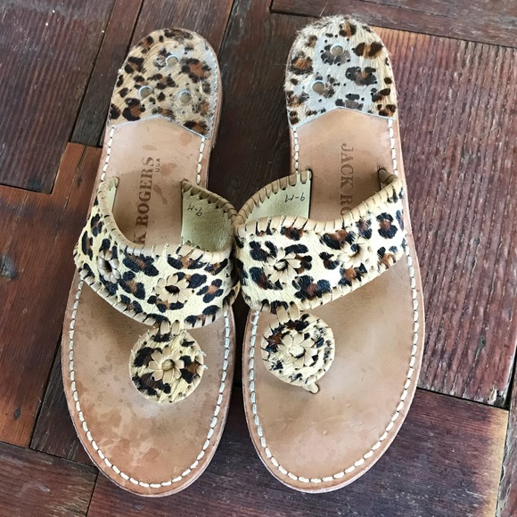 leopard print jack rogers